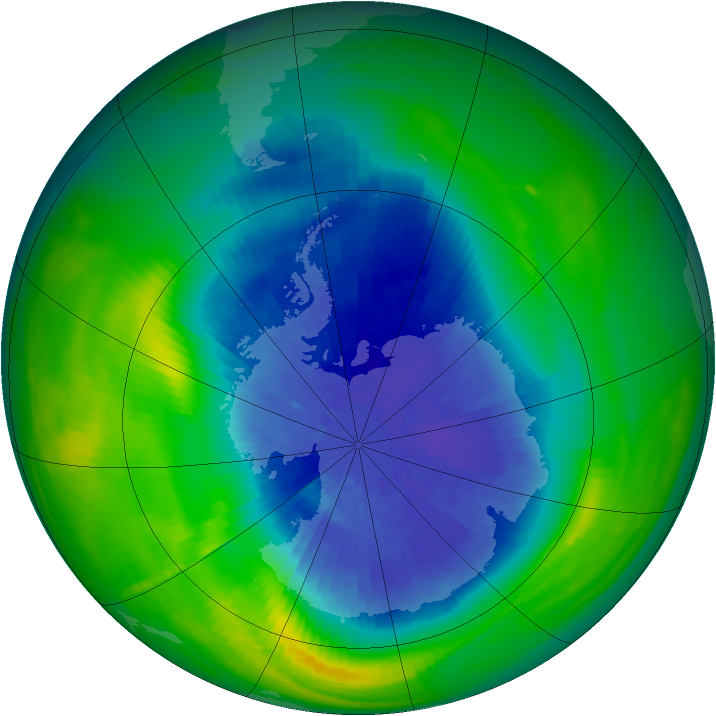 Ozone Map 1986-09-26